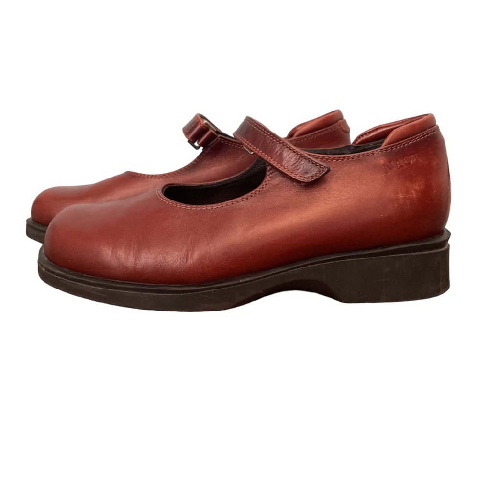 NAOT Mary Jane Soft Chestnut Leather Women’s EU 38